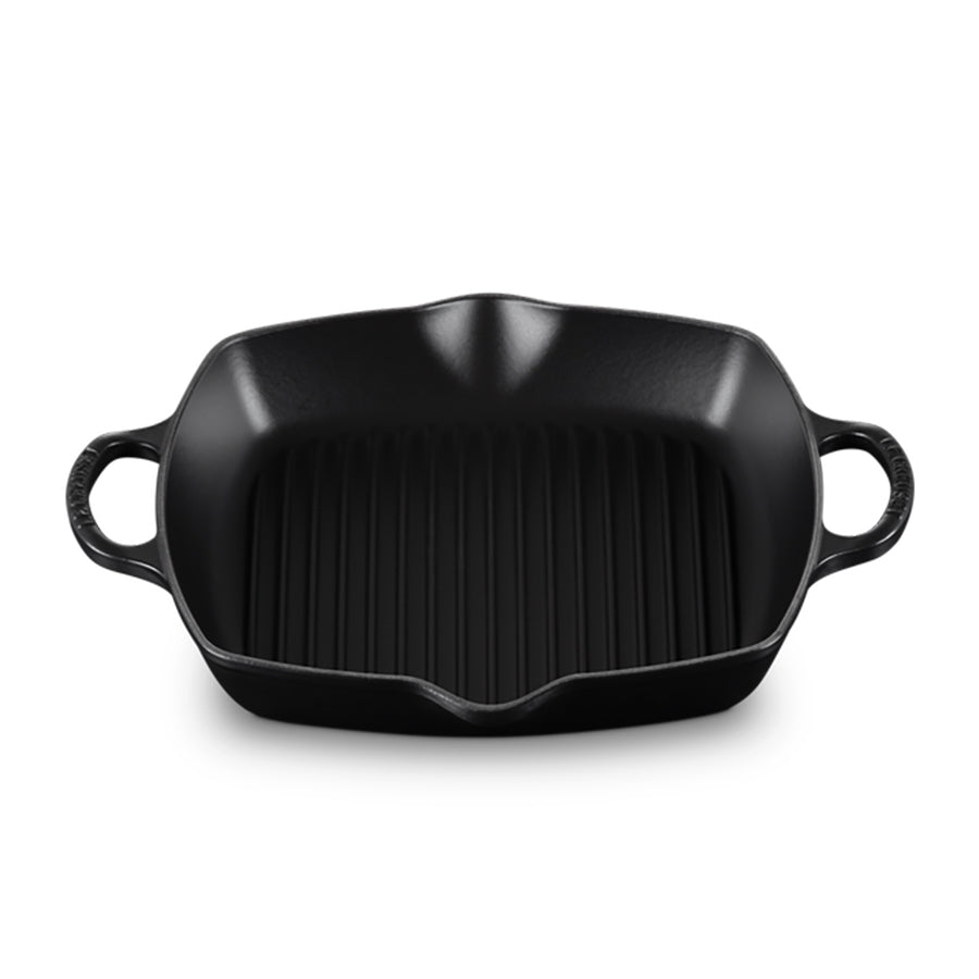 Le Creuset Dyp Kvadratisk Grillpanne 30x30cm Matte Black