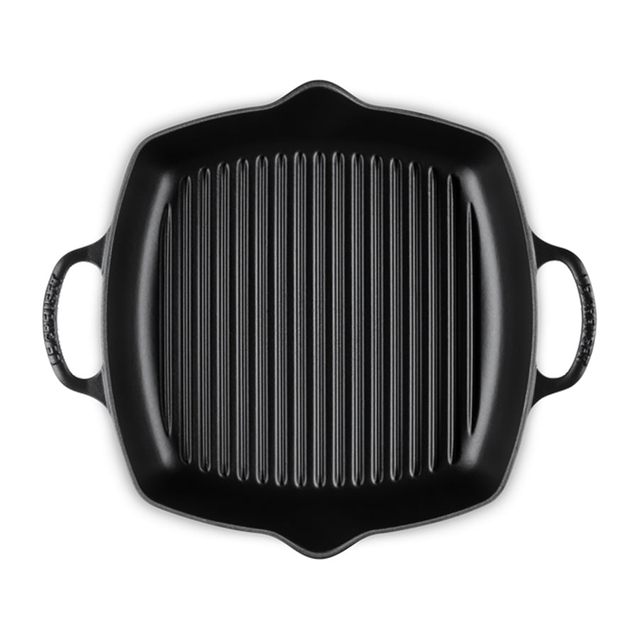 Le Creuset Dyp Kvadratisk Grillpanne 30x30cm Matte Black