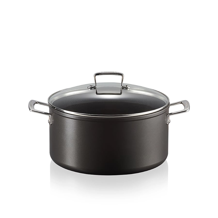 Le Creuset Toughened Gryte m/lokk 6L Non-Stick Aluminium
