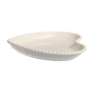 Seasons Love Collection Tallerken Hjerte Krem 20cm, unik tallerken med design som gir et romantisk preg til hver borddekking.