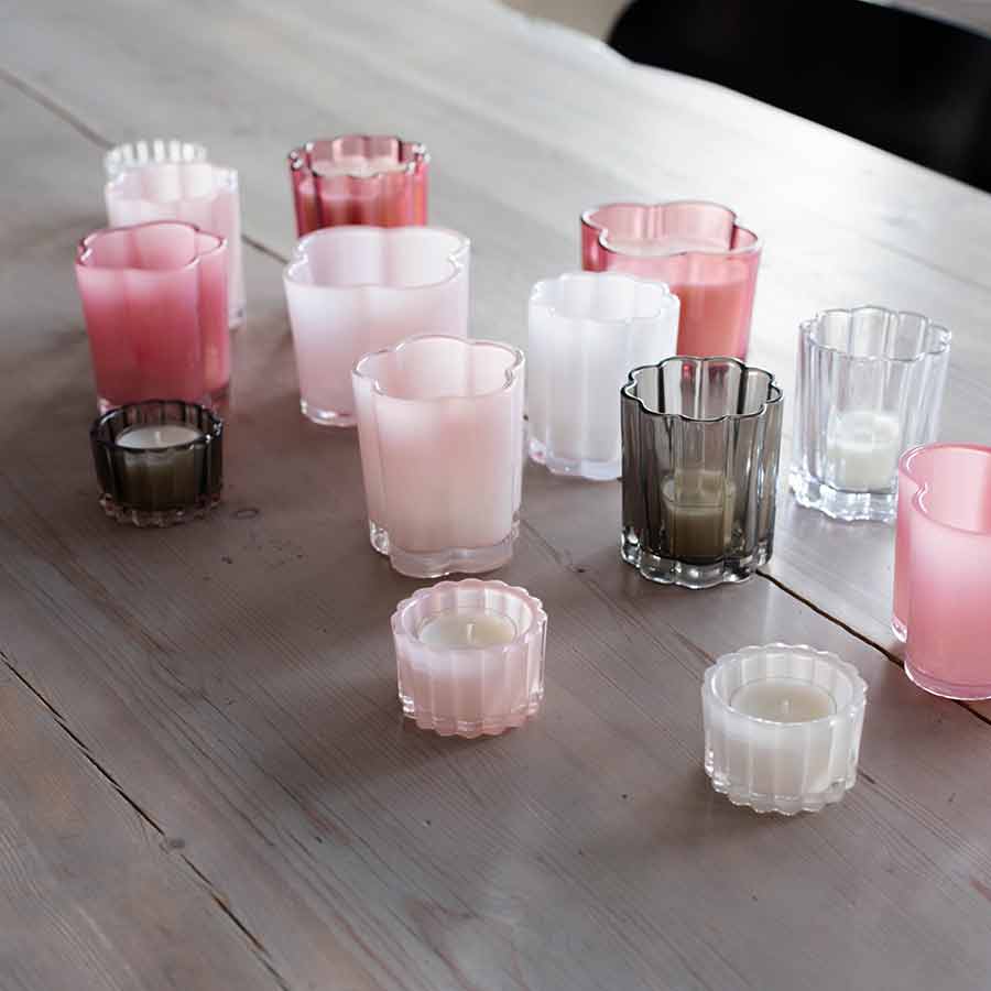 Seasons Love Collection Telysholder 4cm Rosa