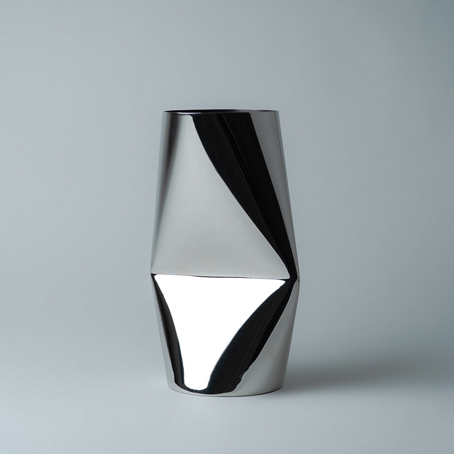 Løve Vinje Vase Rustfritt Stål 24,5cm Sølv