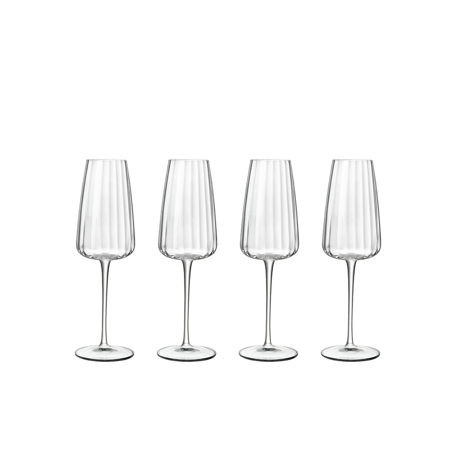 Luigi Bormioli Optica Champagneglass 21 cl 4 stk
