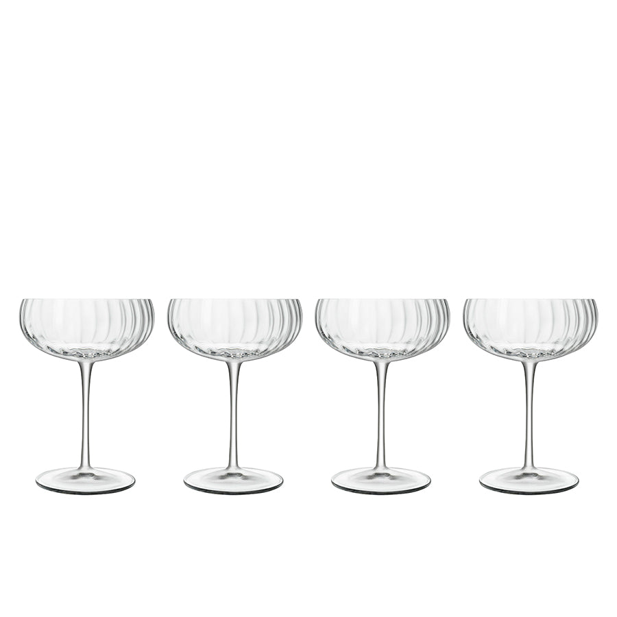 Luigi Bormioli Optica Champagneskål 30cl 4stk