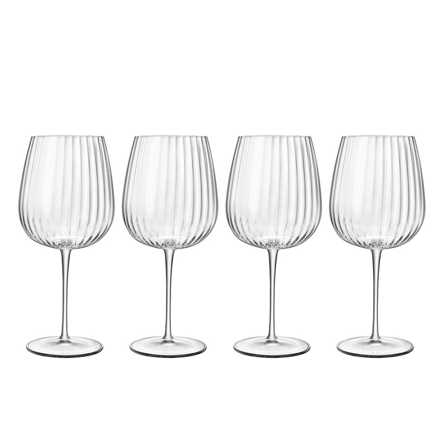 Luigi Bormioli Optica Gin & Tonic Glass Burgundy 75cl 4 stk