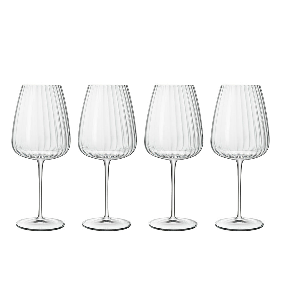 Luigi Bormioli Optica Rødvinsglass Bordeaux 70cl 4stk