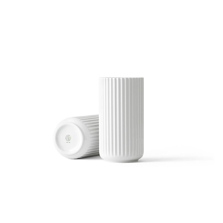 Lyngby Porcelæn Vase 20,5cm Hvit Porselen