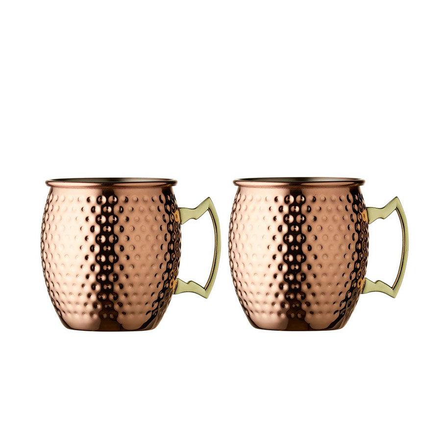Lyngby Glas Moscow Mule Kopp 55cl 2stk Kobber