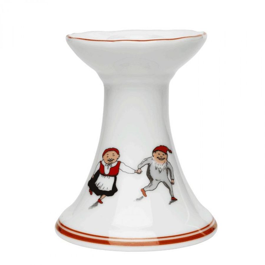 Porsgrunds Porselænsfabrik Nisseservise Nisse Lysestake 12cm