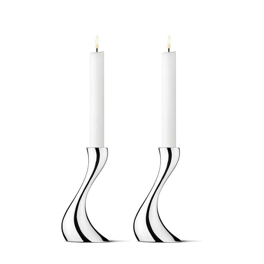 Georg Jensen Home Cobra Lysestaker 2pk