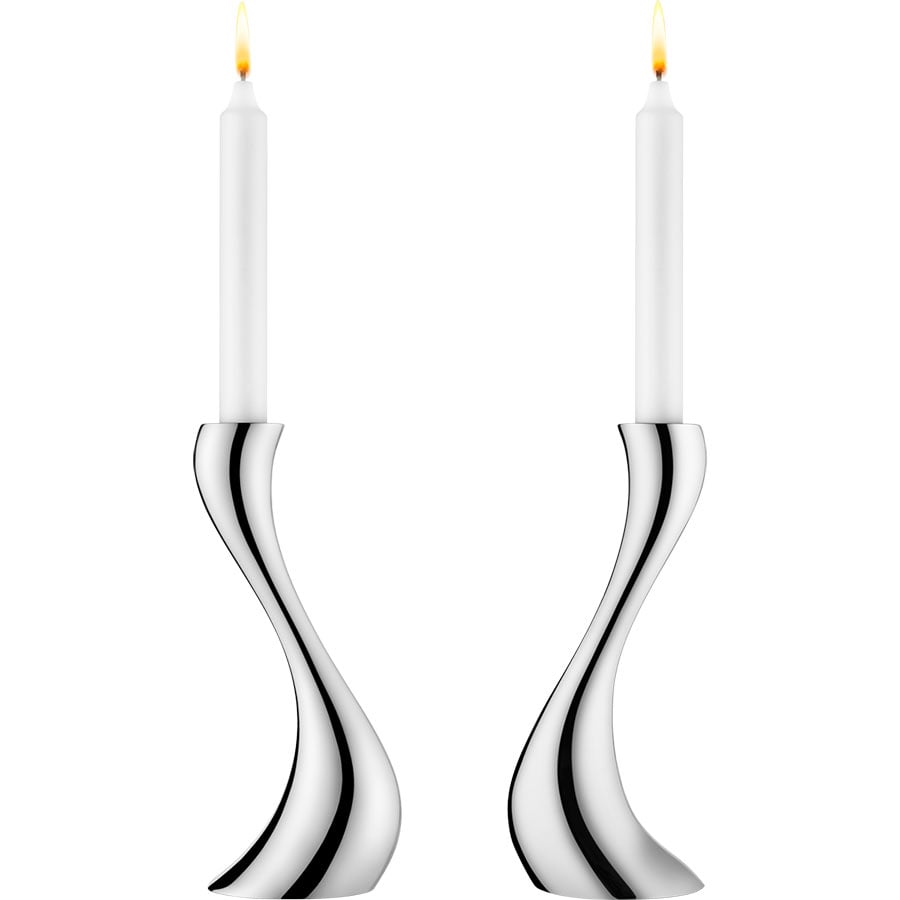 Georg Jensen Home Cobra Lysestake 2pk 20cm