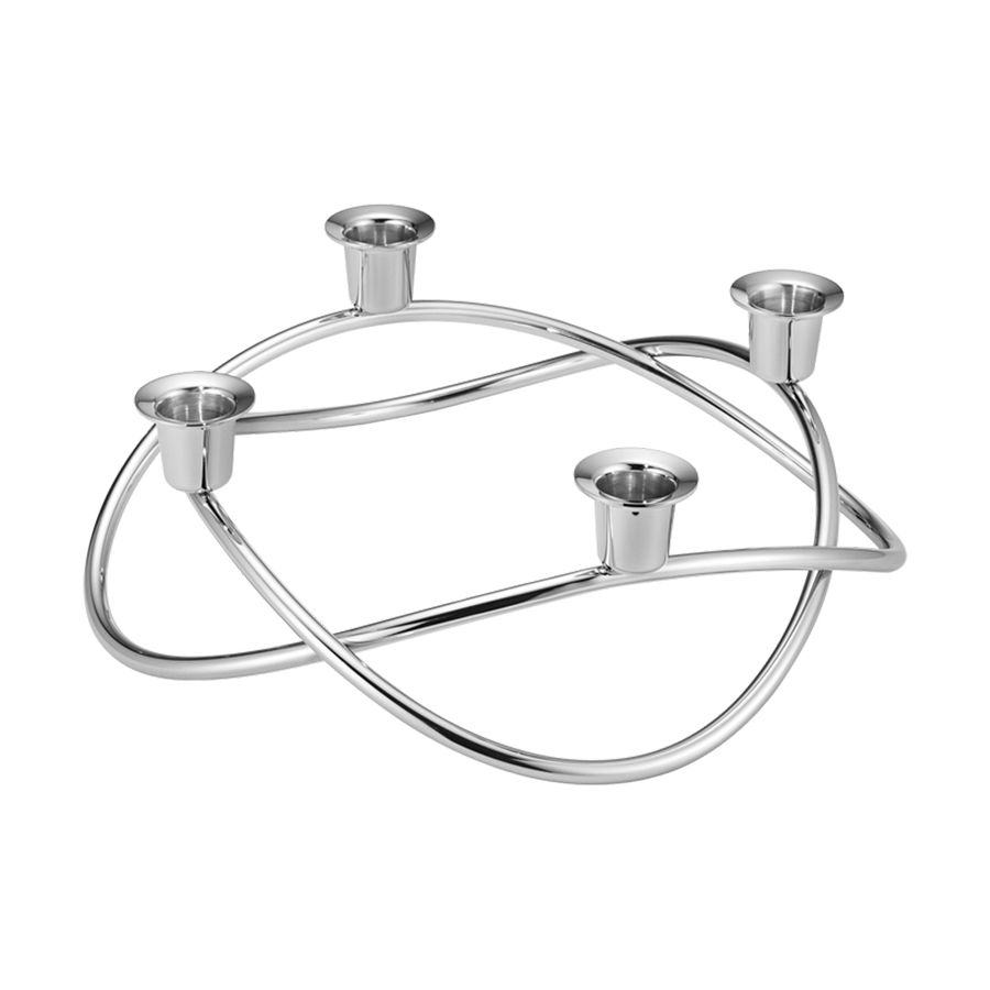 Georg Jensen Season Lysestake 4 Lys Rustfritt Stål