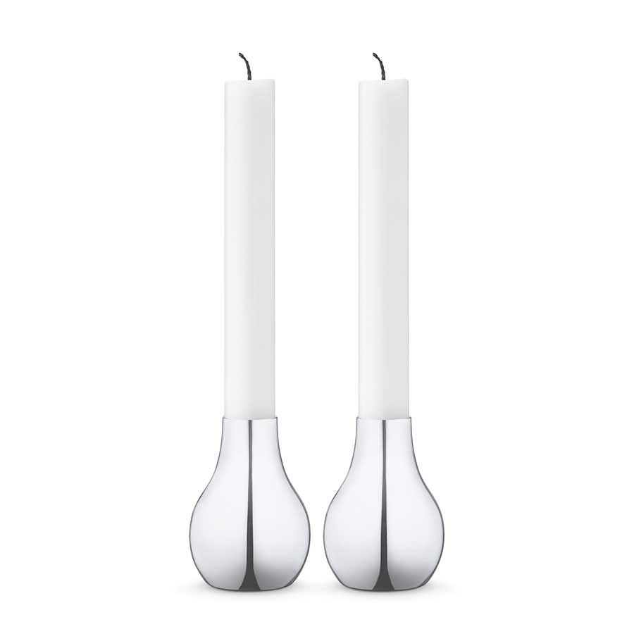 Georg Jensen Cafu Lysestake 55x76mm Stål 2stk