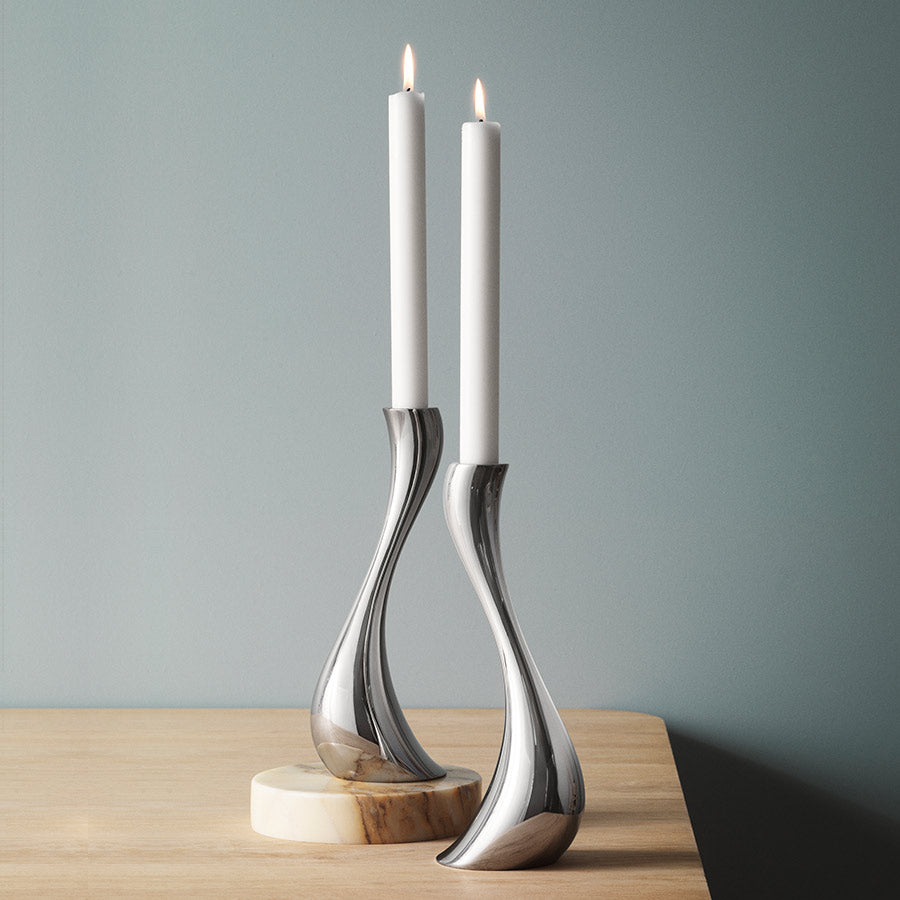 Georg Jensen Cobra Lysestake 24cm 2pk