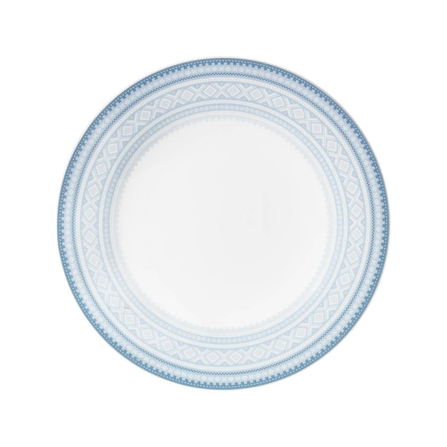 Porsgrunds Porselænsfabrik Marius Tallerken Flat 22 cm Blå - 4pk