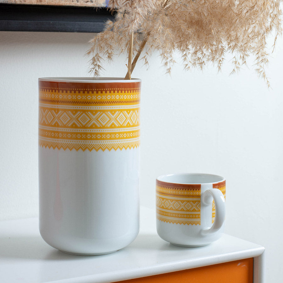 Porsgrunds Porselænsfabrik Marius Vase Gul