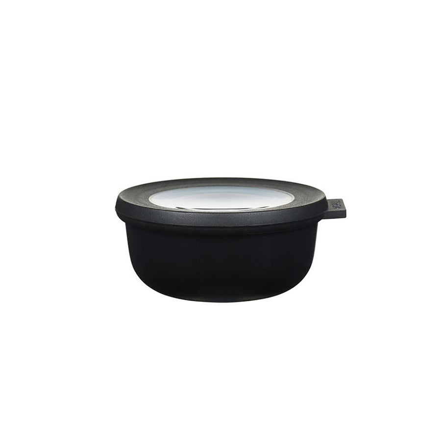 Mepal Cirqula Skål m/Lokk 350ml Black