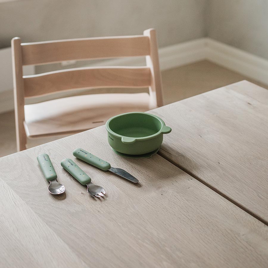 Minis Play Skål m/ ører Grønn