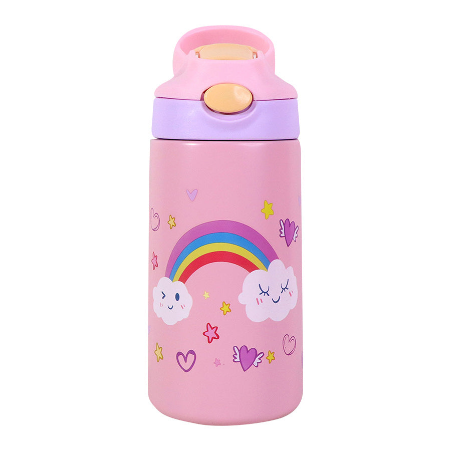 Minis Play Drikkeflaske Stål 400ml Rosa