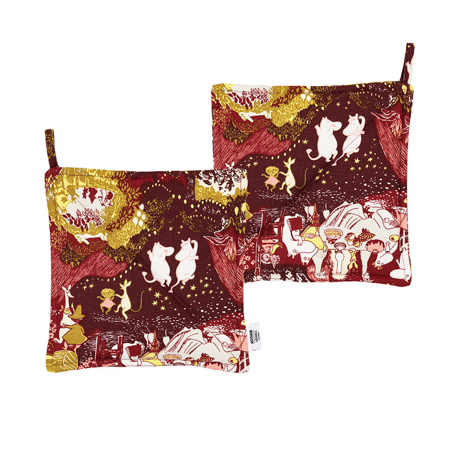 Moomin Arabia Festlige Stunder Mummi Grytekluter 22x22cm 2pk