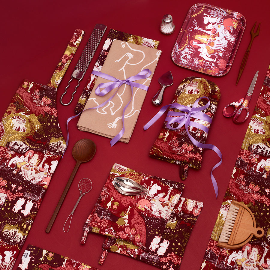 Moomin Arabia Festlige Stunder Mummi Kjøkkenhåndklær 50x70cm 2pk