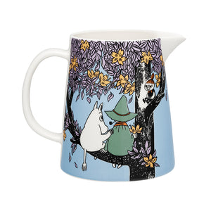 MOOMIN ARABIA: Moomin Arabia Mummi Mugge 1L Venner for livets mugge med motiv av Mummitroll, Snusmumrikken og Lille My