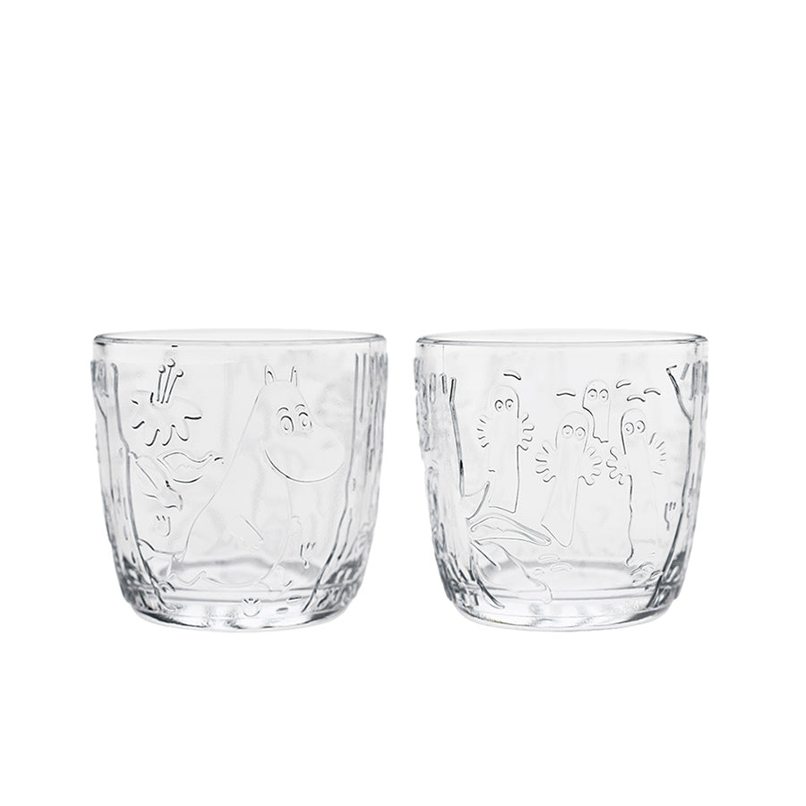 Moomin Arabia Mummi Vannglass 28cl 2stk Klar