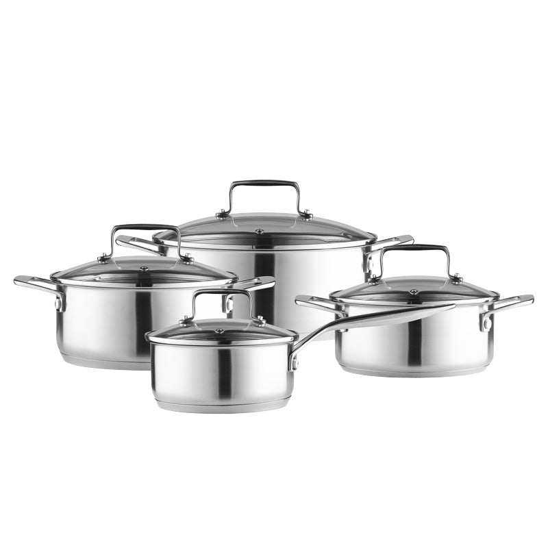 Morsø 79Nord Grytesett 4 Gryter m/Lokk Stål