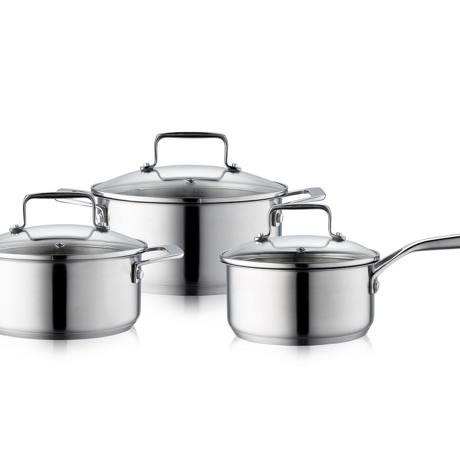 Morsø 79NORD Grytesett 3 Gryter m/Lokk Stål