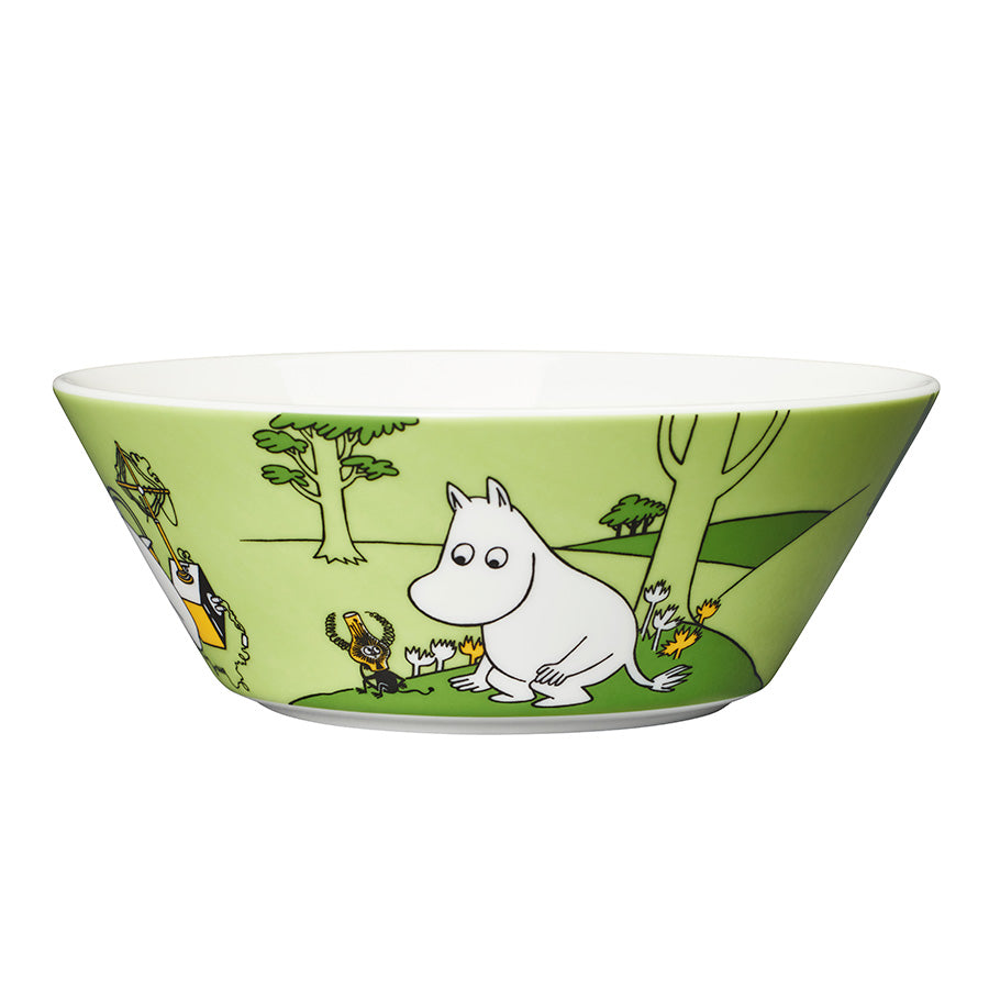 Arabia Mummi Bolle 15cm Mummitrollet Grønn