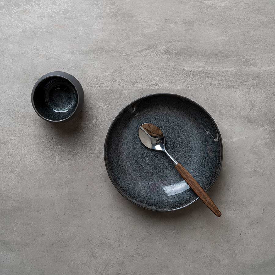 Porsgrunds Porselænsfabrik Natur Serveringsbolle 9,5 cm Onyx