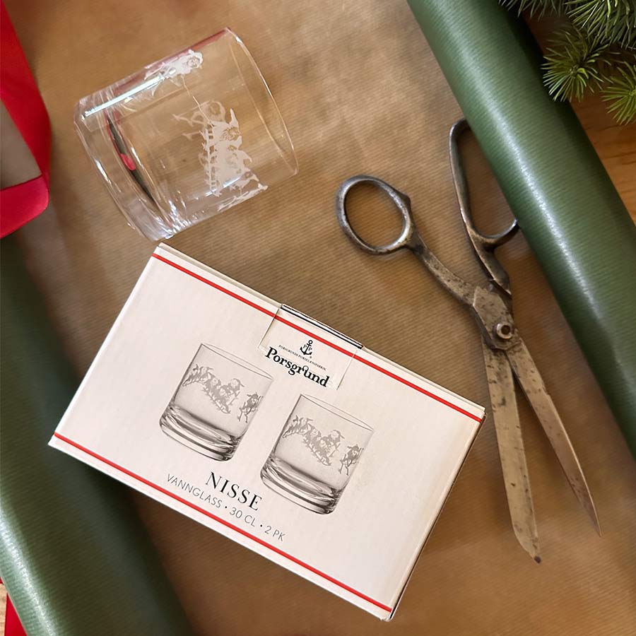 Nisse Vannglass 30cm 2pk