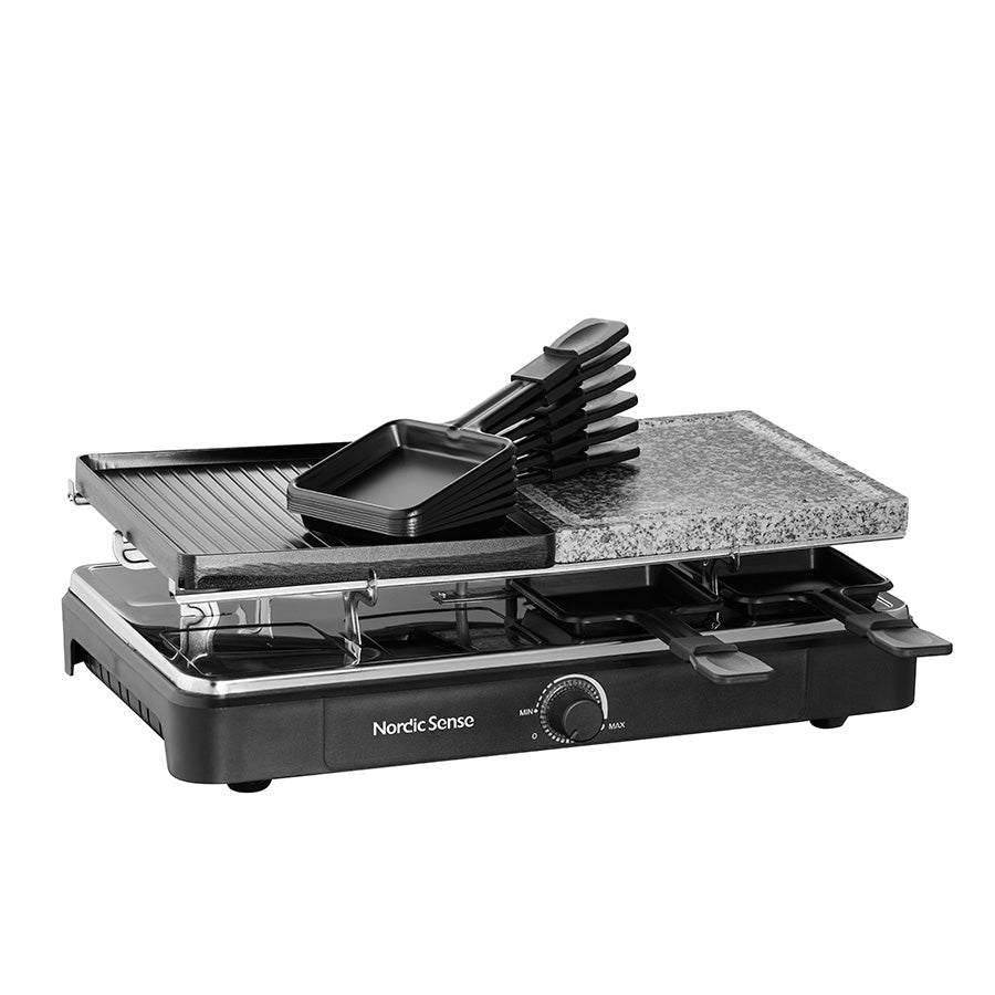 Nordic Sense Raclette 8Pers 1400W Sort