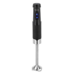 Nordic Sense stavmikser i svart med digitalt display og ergonomisk design, ideell for blending og hakking.