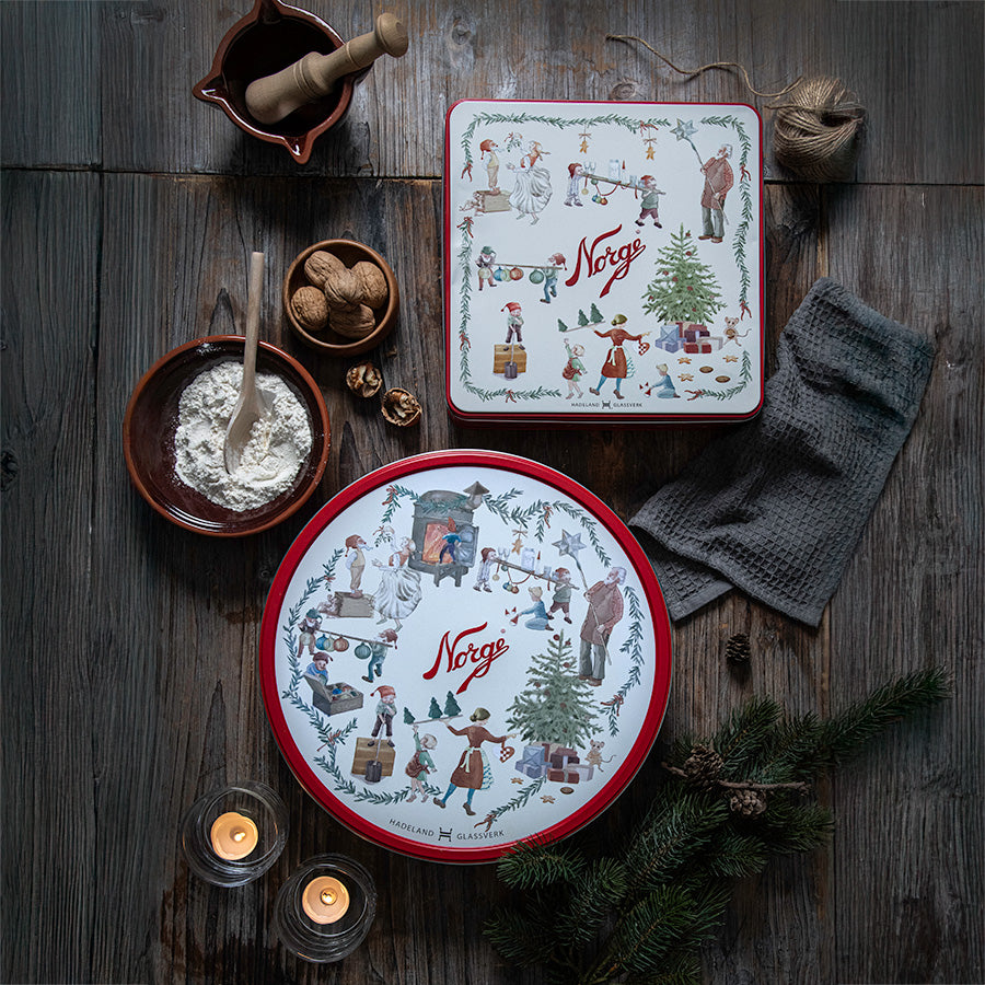Norgesglasset Julekakebokser 2pk