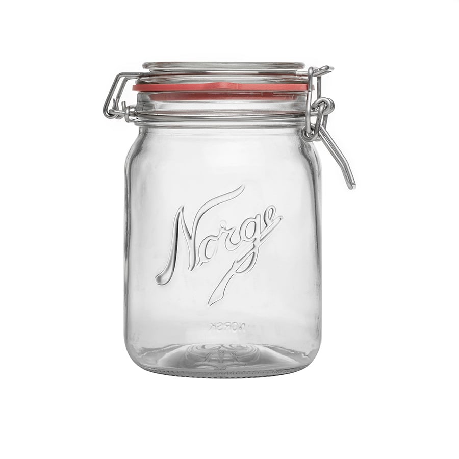 Norgesglasset Norgesglass Glass m/Hengslet Lokk 0,7L