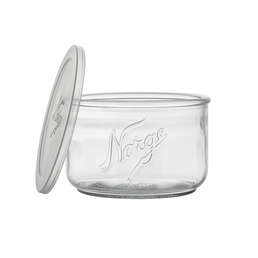 Norgesglasset Oppbevaringspakke Med Plastlokk