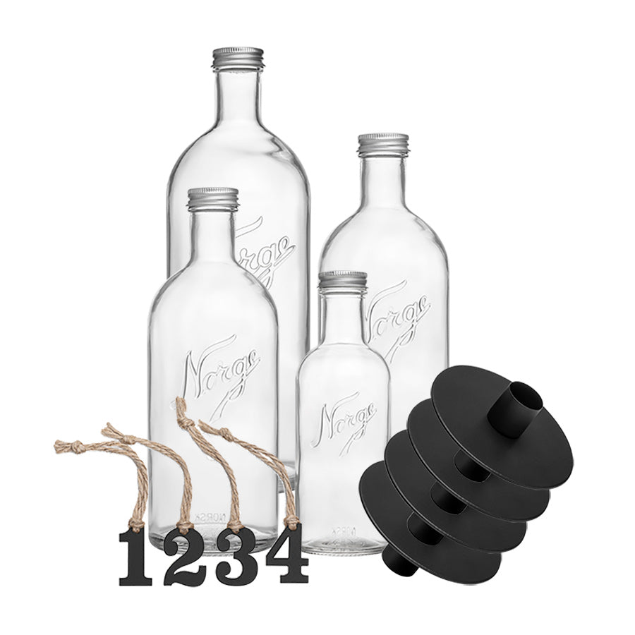 Norgesglasset Adventspakke Sort