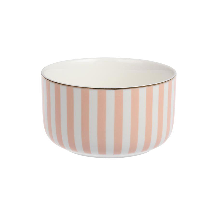 Nova Abby Skål 12cm Oransje m/Gullkant