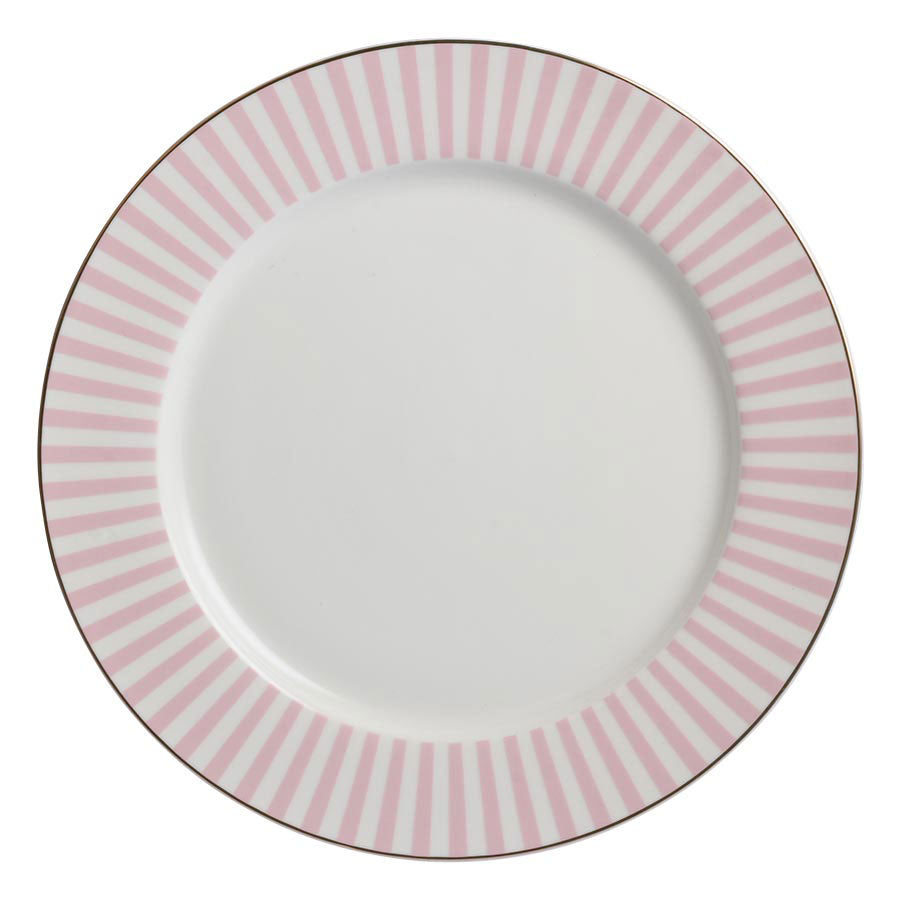 Nova Abby Tallerken 26cm Rosa m/Gullkant