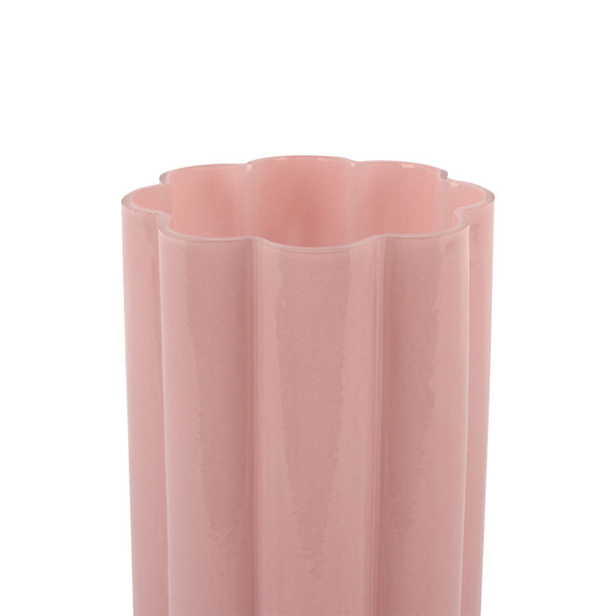 Nova Bold Vase Opak 28cm Rosa