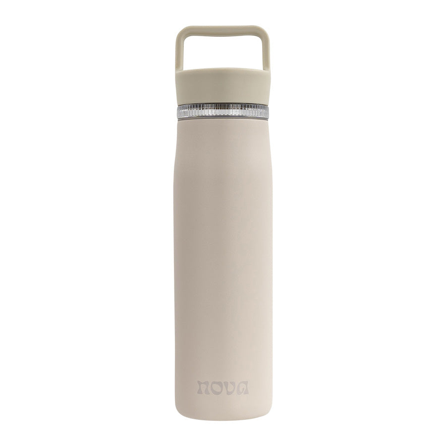 Nova Dynamic Drikkeflaske Rustrfritt Stål 710ml Beige