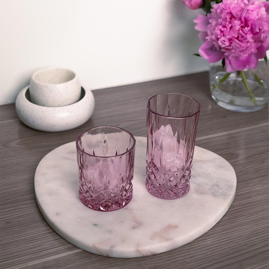 Nova Dynamic Whiskyglass 280ml 4pk Rosa