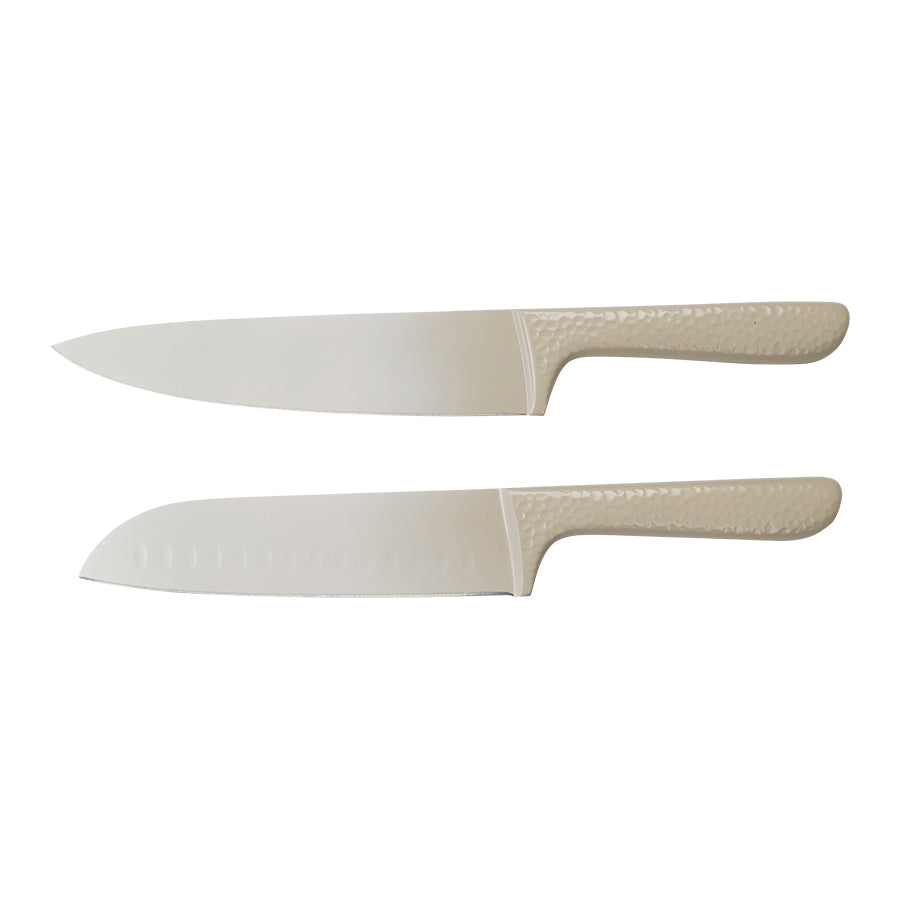 Nova Dynamic Knivsett Beige Hamret 2pk