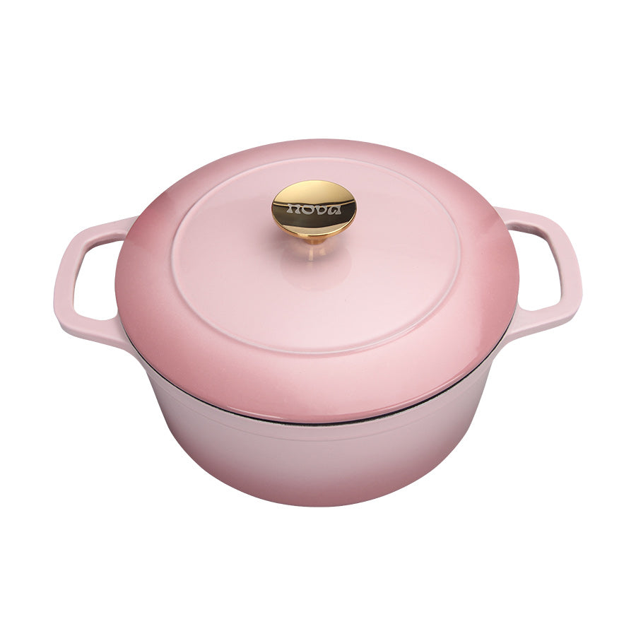 Nova Dynamic Støpejernsgryte 4,3L 24cm Rosa