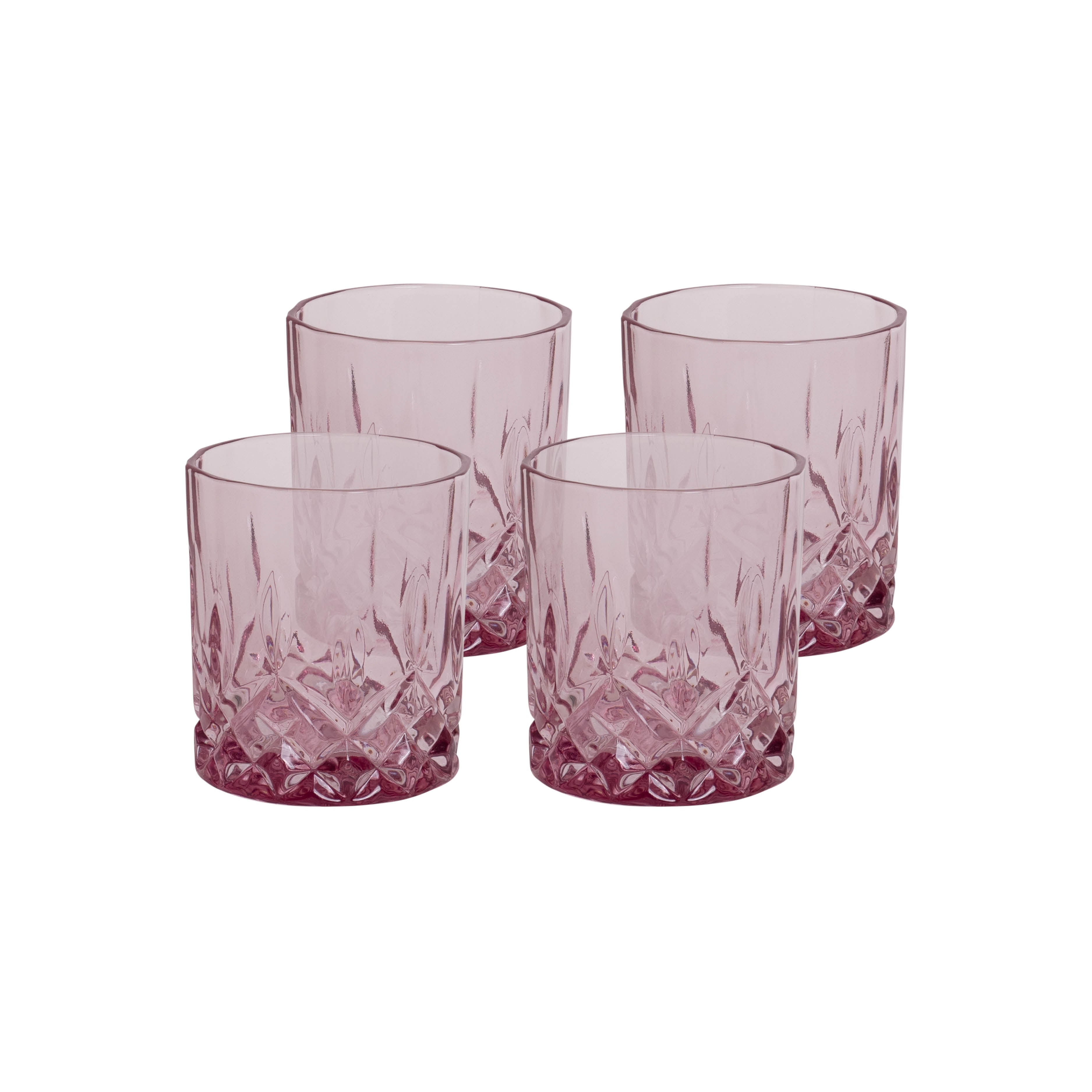Nova Dynamic Whiskyglass 280ml 4pk Rosa