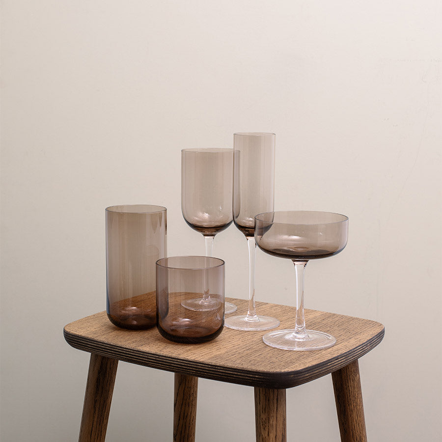 Nova Nordic Champagneglass 20cl 4pk Brun Sotet