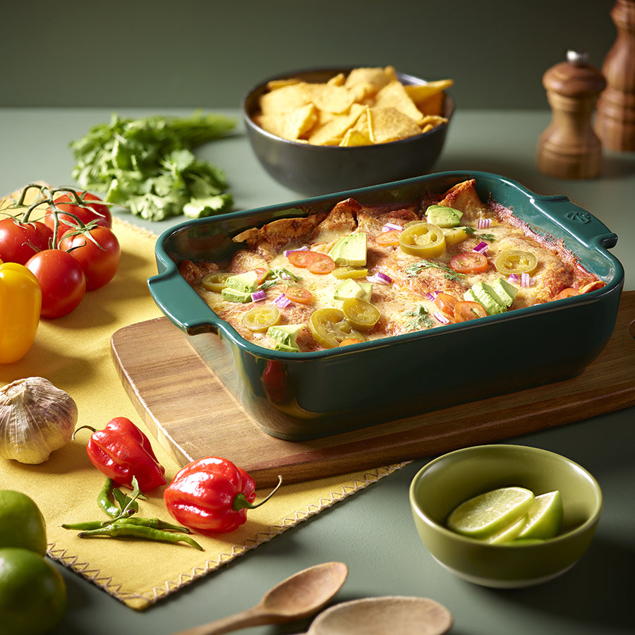 Peugeot Appolia Rektangulært Fat 32cm Skogsgrønn