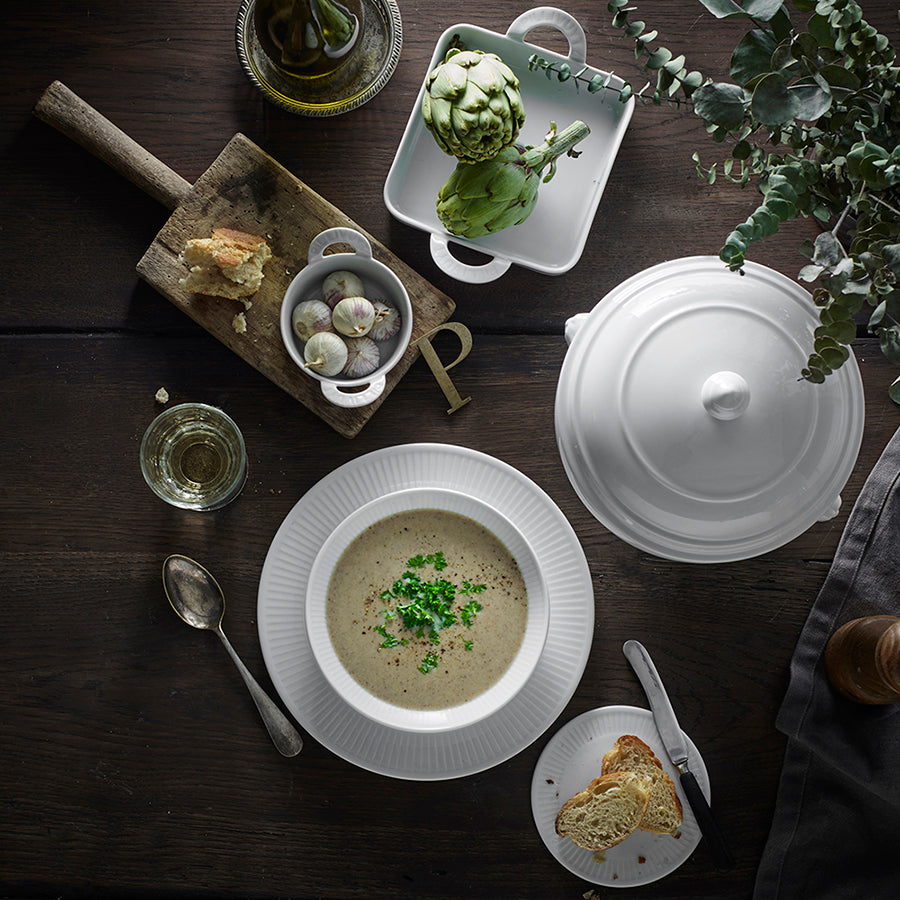 PILLIVUYT PLISSÉ TALLERKEN DYP 23 CM