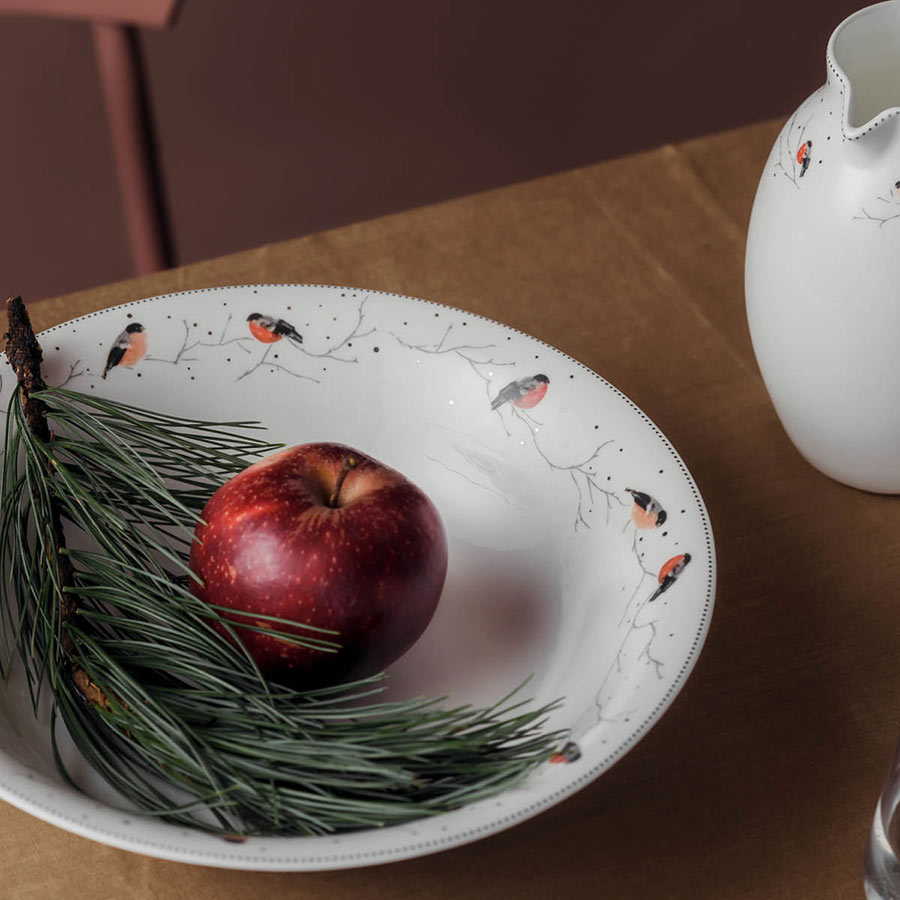 Porsgrunds Porselænsfabrik Dompap Serveringsfat Dyp 25 cm